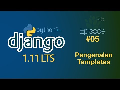 Belajar Django 05 Pengenalan Templates
