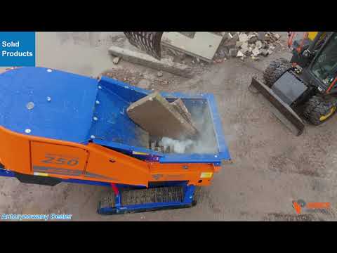 Solid Products - Arjes Impaktor 250 Evo2 (PL) Rozdrabniacz (EN) Shredder - płyty betonowe