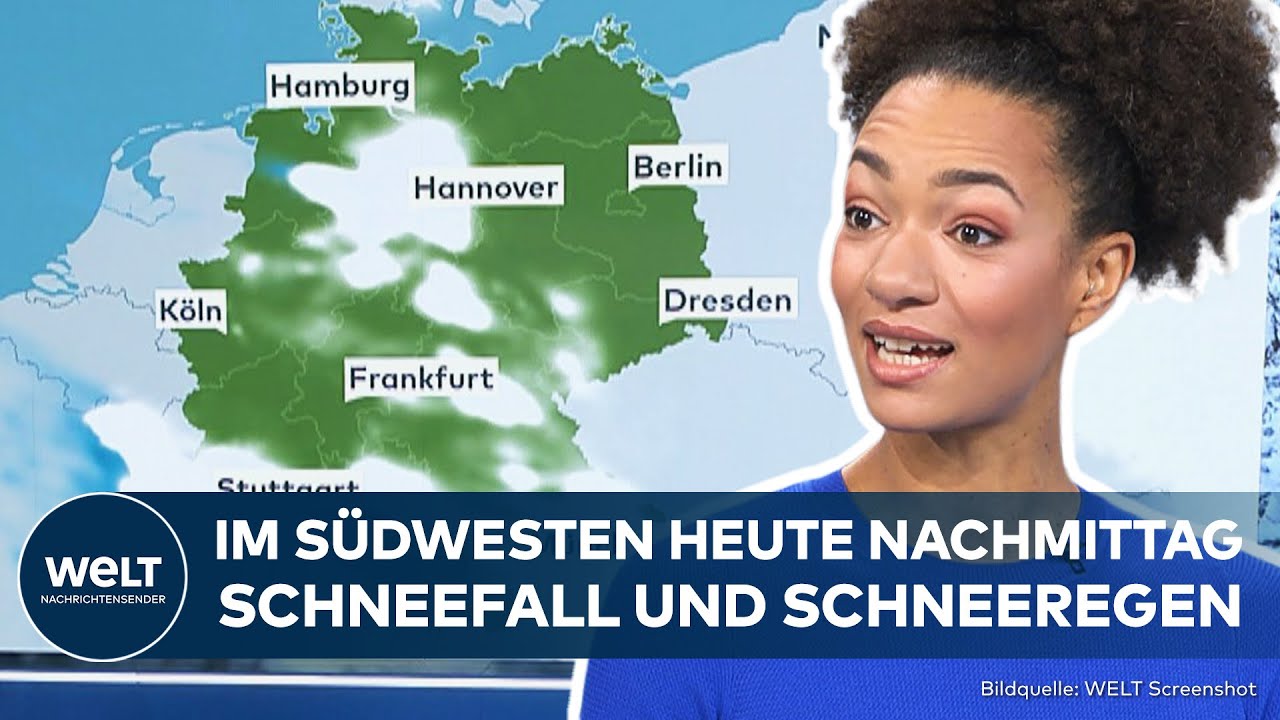 UNWETTER IN DEUTSCHLAND: Kräftiger Schneefall, Glätte und Verwehungen – Freitag wird gefährlich!