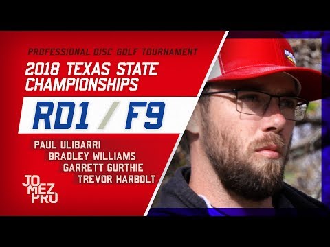 2018 Texas State Championships | Rd1, F9, MPO | Gurthie, Ulibarri, Williams, Harbolt