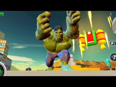 New Monster  superhero crime city battle- big monster hulk city fiting game- android game SD