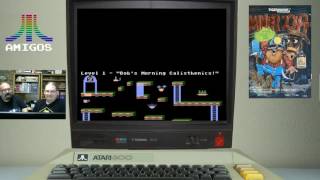 Amigos Plays Bounty Bob Strikes Back (Atari 800)