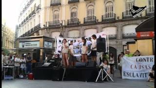 Acto final de la Marcha por la Solidaridad 2014 en la Puerta del Sol de Madrid - 1