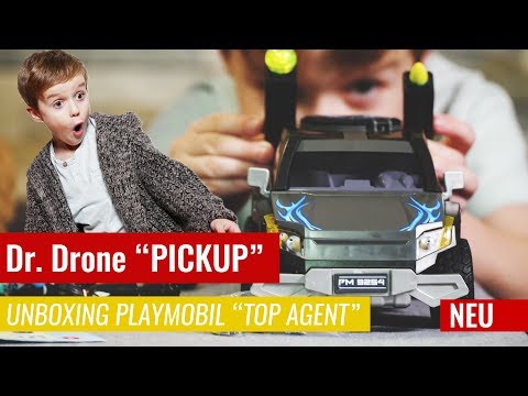Playmobil Top Agent (Drone Pick Up 2018) UNBOXING