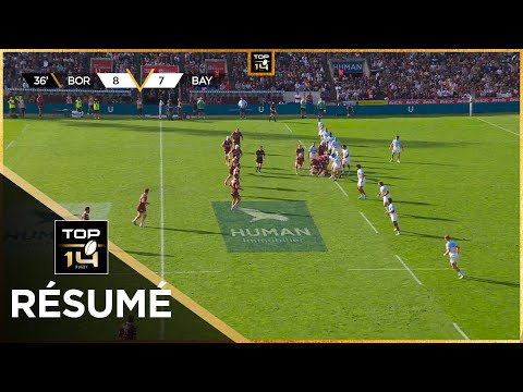 TOP 14 Saison 2024-2025 J05 - Résumé Union Bordeaux-Bègles - Aviron Bayonnais