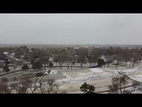 Dusting of snow for Lamar Colorado this morning #fyp #weather