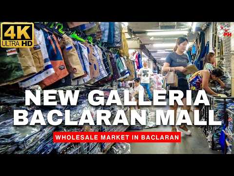 [4K] AMAZING New Galleria Shopping Center Baclaran | Wholesale Apparel Shopping Tour (2025)