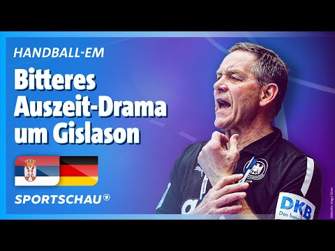 Video Thumbnail: Serbien - Deutschland Highlights | Handball-EM 2026 | Sportschau