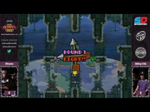 Indie Olympics 2016: Towerfall - IFD|zecmo vs 3B|King of Elks - Winner Semifinals