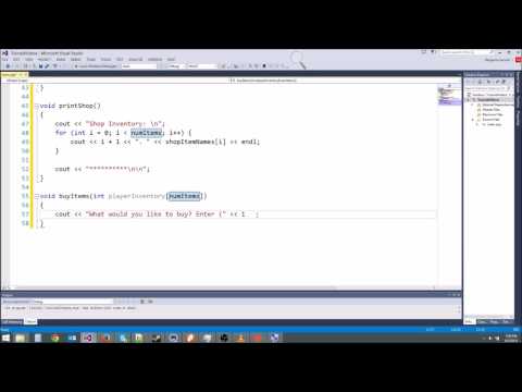 C++/Game Tutorial 13: Finished Shop And Global Const!