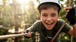 Treetop Obstacle Course | Kids Push Their Limits