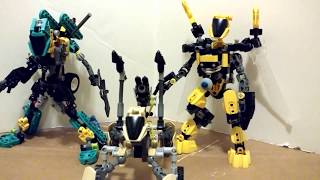 YouTube thumbnail: Lego Throwbots (Slizers) MOC Review: Granite / Rock (2.0 revamp!)