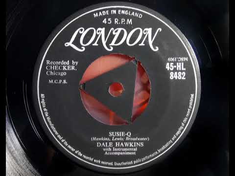 Rockabilly - DALE HAWKINS - Susie-Q - LONDON HL 8482 UK 1957 Rock & Roll Classic Checker