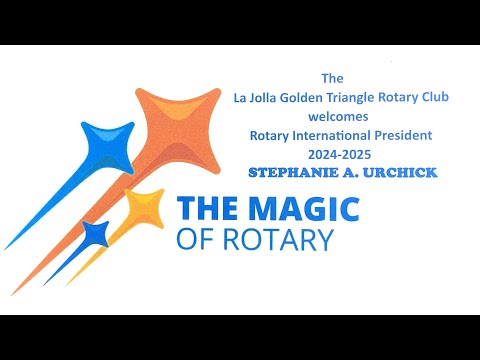Rotary International President Stephanie Urchick visiting San Diego
