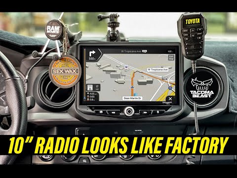 How To Install A 10" Radio & Make It Look Factory onto a 2016-2023 Toyota Tacoma | Stinger Heigh10