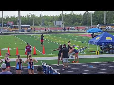 Girls 4x800m relay at Hillsborough County Championships on April 2, 2025.