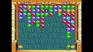 'Magical Drop 2' Game Capture from Evercade (Data East Collection 1 Cartridge)