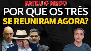 Download lagu THE MEETING BETWEEN ALCOLUMBRE, MORAES, AND LULA - The system's trio is feeling the FEAR mp3