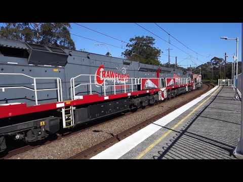 CF4412 / PHC002 / PHC001 with Sydney Rail Services 4190 - 22/7/17