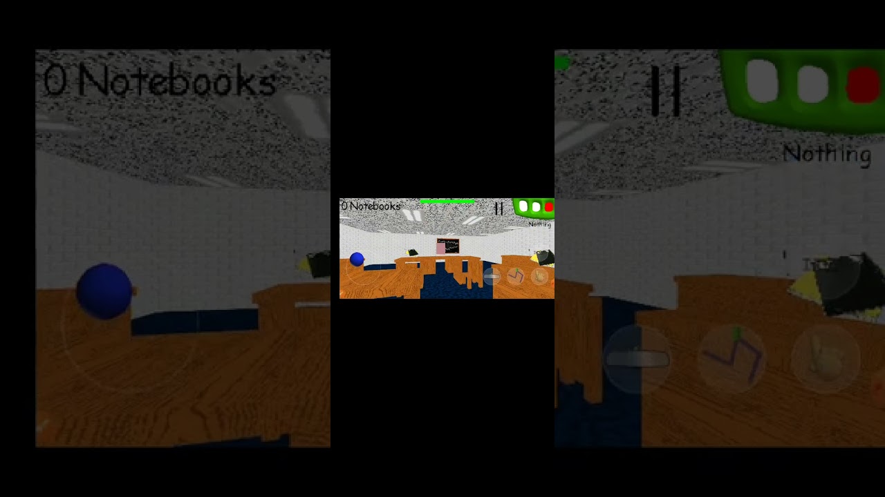 Baldi basic education opens the yellow door and I don't have notebooks