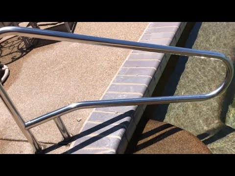 How to Install a Handrail for the Pool- Complete Installation
