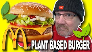 McDonald's 🌿🍔 PLANT BASED BURGER • P.L.T.  Plant, Lettuce, Tomato 🌿🍔 and Drive-Thru Experience