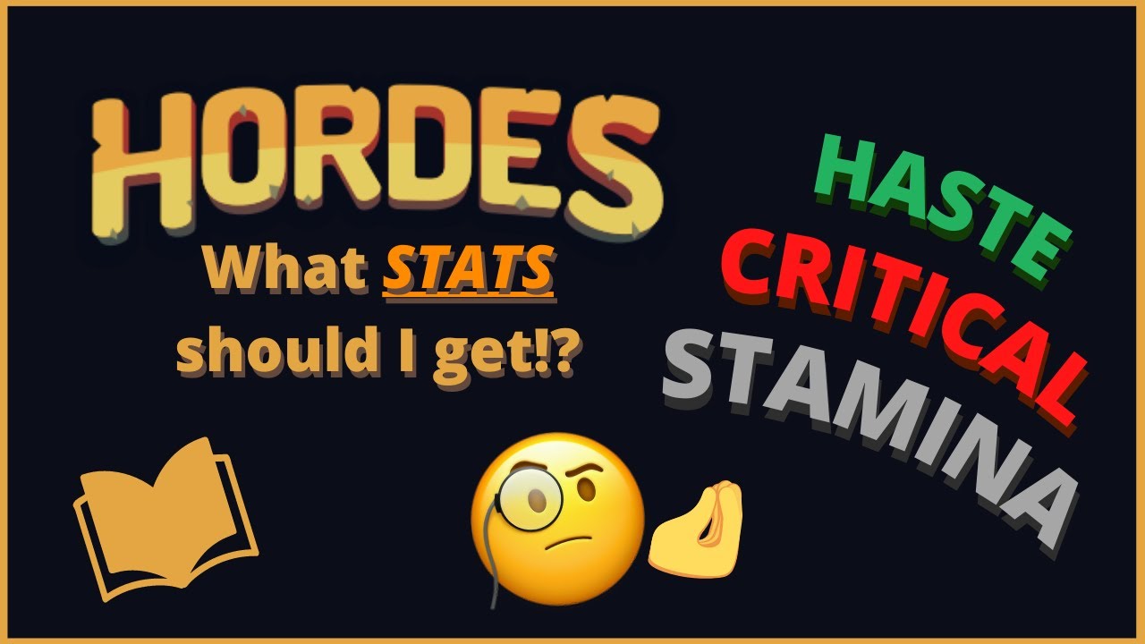 What stats should you get - Hordes io