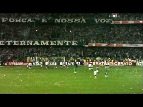 coritiba 1 x 1 PALMEIRAS - GOL DO TITULO - Filmado da Arquibancada em HD