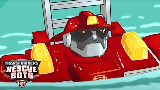 Download lagu Heatwave underwater! | Transformers: Rescue Bots | Cartoons for Kids | Transformers Junior mp3