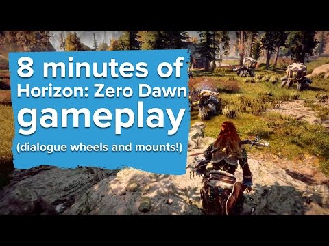 8 minutes of Horizon: Zero Dawn gameplay - PlayStation E3 2016