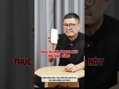Hỏi đáp nhanh: Dùng hạt Macca test độ bền điện thoại #shorts