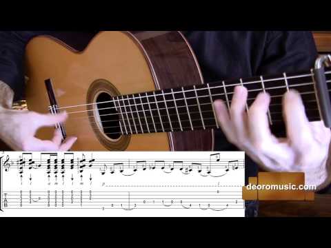 Flamenco Guitar Lesson W/ TABS | Buleria Falseta 6 | Diego de Oro