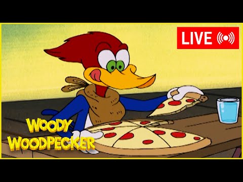 LIVE 🔴 Hungry Woody! 🍕 + MORE Full Episodes of The New Woody Woodpecker Show