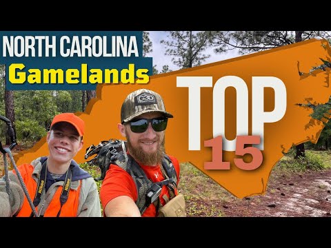 BEST Gamelands in NORTH CAROLINA for DEER HUNTERS!!!