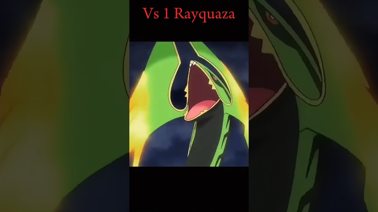 Rayquaza VS All Legendaries | 1 Mythical 1 | Rayquaza - Passo Bem Solto (Slowed) #rayquaza #pokemon