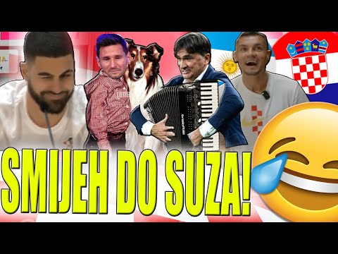 NAJSMJEŠNIJI TRENUCI VATRENIH U KATRU SMIJEH DO SUZA HRVATSKA-ARGENTINA