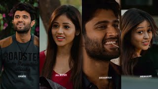 Maate vinadhuga song whatsapp status | Vijay Devarakonda | Priyanka Jawalkar | Chintu Edits |