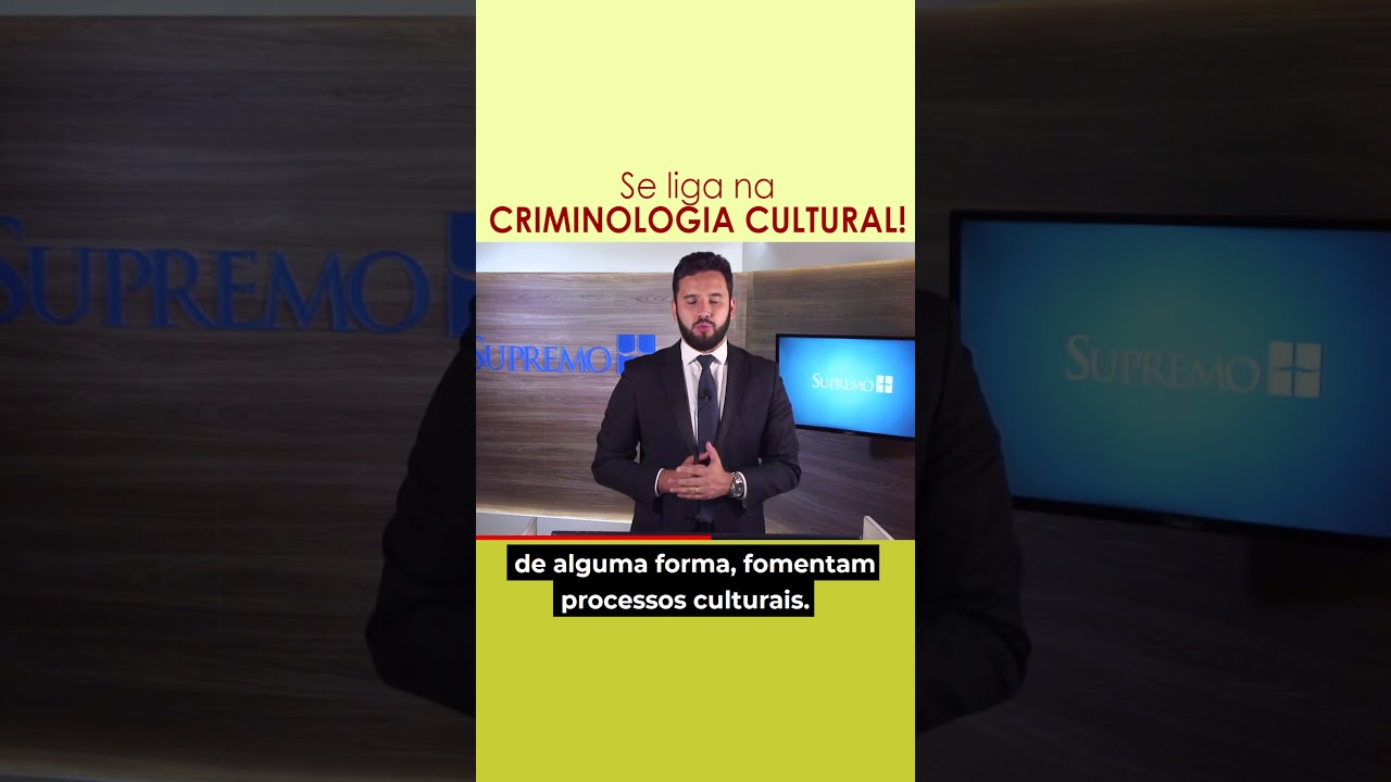Se liga na Criminologia Cultural!