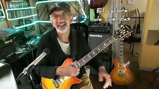 Video thumbnail for Blues con cuerdas 0.11 y Washburn wi66v by Gerardo Selci