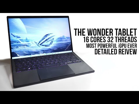 video - Asus Flow Z13, Ryzen AI MAX 380, Radeon 8040S, 32 GB DDR5X-8000, QHD+ 180 Hz 100% DCI-P3