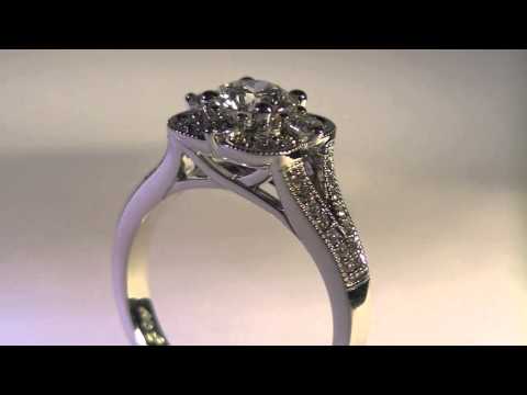 Heirloom Cluster Engagement Ring