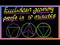 Euclidean Geometry Proofs In Less Than 10 Minutes Grade 11 And12 NSC IEB