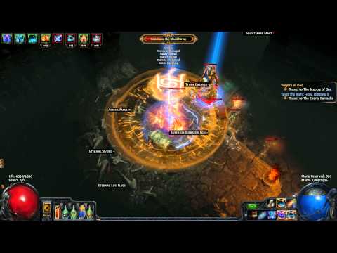 [1.2.2]Path of Exile - Incinerate VS Olmec's Sanctuary Part II