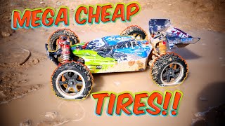 Cheap RC wheels tires - Under 10 USD for 4 !