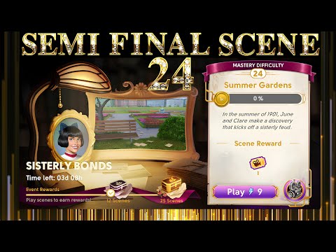 June's Journey Secrets 23R SEMI FINAL SCENE 24 Summer Garden Word Mode 4K ULTRA HD