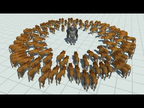50 TIGERS vs EVERY UNIT - Animal Revolt Battle Simulator