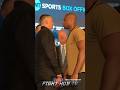 OLEKSANDR USYK STEPS TO DANIEL DUBOIS IN FACE OFF AT LONDON PRESS CONFERENCE!