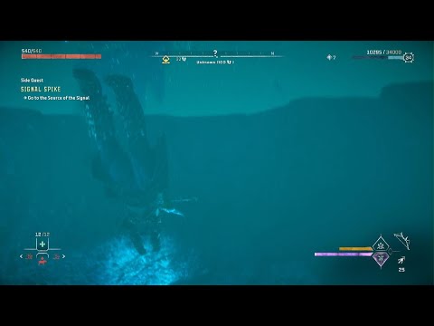 Horizon Forbidden West - SIGNAL SPIKE (Side Quest) Cave ENTRANCE