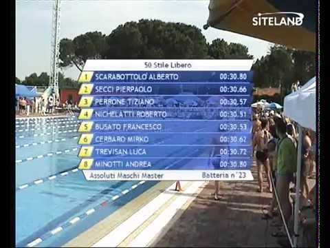 Serie 23 dei 50 Stile Libero  Assoluti Maschi Master - 12 MEMORIAL ANDREA BETTIOL