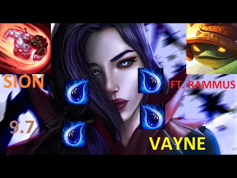 Sion OTP vs Vayne  MASTER elo - Poor vayne.. lots of laugh!